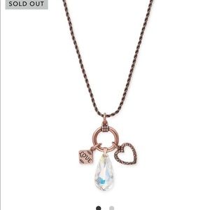 NWT Alex and Ani love trio necklace